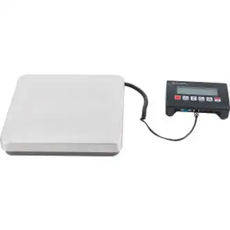Global Industrial Digital Compact Bench Scale, 330 lb x 0.1 lb, RS-232 Interface