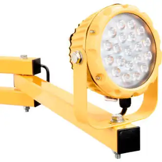 Global Industrial LED Dock Light, 40" Arm, 30W, 3000 Lumens, 5000K, On/Off Switch, 9' Cord