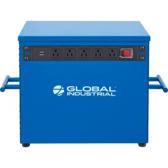 Global Industrial Portable Power System, 100AH/1000W