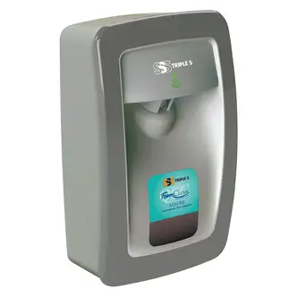 SSS FoamClean Collections TouchFree Dispenser, Light Gray w/Gray Trim, 6/1000-1250 mL