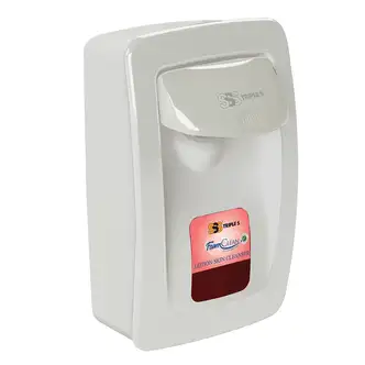 SSS FoamClean Collections Dispenser, White/White Trim, 6/1000-1250 mL