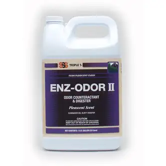 SSS Enz-Odor II Concentrated Enzyme Deodorant, Pleascent Scent Fragrance, 1 gal., 4/CS