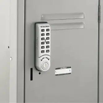 Global Industrial Electronic Vertical Keypad Lock with Master Key