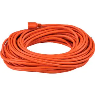 Global Industrial 100 Ft. Outdoor Extension Cord, 14/3 Ga, 13A, Orange