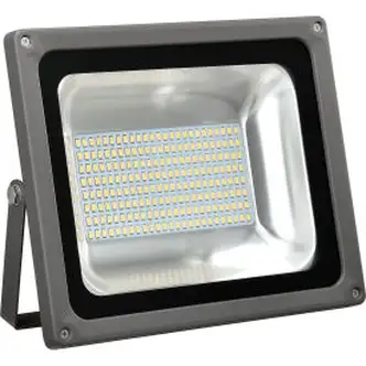 Global Industrial LED Flood Light, 100W, 10000 Lumens, 5000K, w/Mounting Bracket