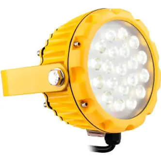 Global Industrial LED Dock Light Head, 20W, 1800 Lumens, On/Off Switch, 9' Cord w/ Plug