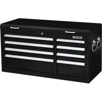 Global Industrial 41-3/8" x 17-15/16" x 22-1/4" 8 Drawer Black Tool Chest