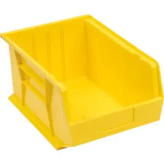 Global Industrial Plastic Stack & Hang Bin, 11"W x 16"D x 8"H, Yellow