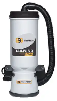 SSS Tailwind 1000H HEPA Back Pack Vacuum with Bonus Floor Tool