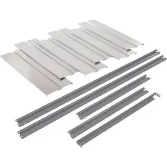 Global Industrial Additional Shelf, High Capacity, Steel Deck, 72"W x 24"D, Gray