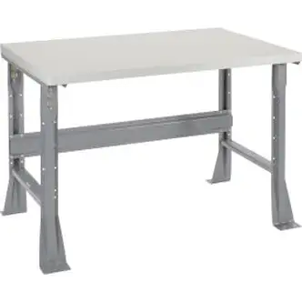 Global Industrial Workbench with Flared Leg, 48 x 30", Laminate Square Edge