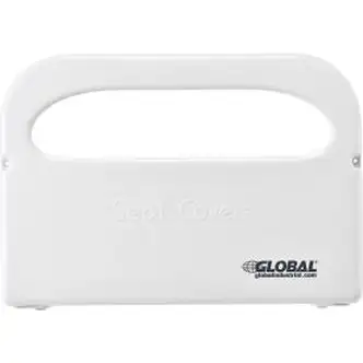 Global Industrial Plastic Toilet Seat Cover Dispenser 16"W x 2-1/5"D x 11"H - White