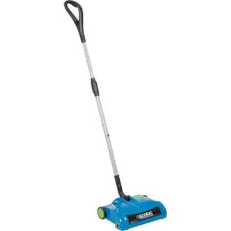 Global Industrial Rechargeable Cordless Sweeper, 12" Cleaning Width