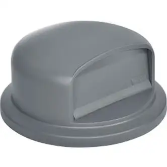 Global Industrial Plastic Trash Can Dome Lid - 32 Gallon Gray
