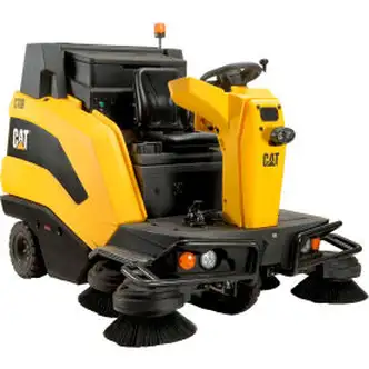 Cat C70R Ride-On Sweeper, 70" Cleaning Path