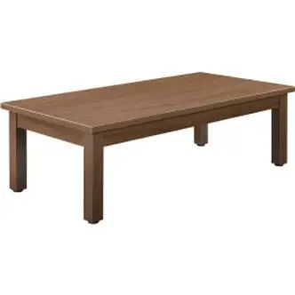 Interion Wood Coffee Table - 48" x 24" - Walnut