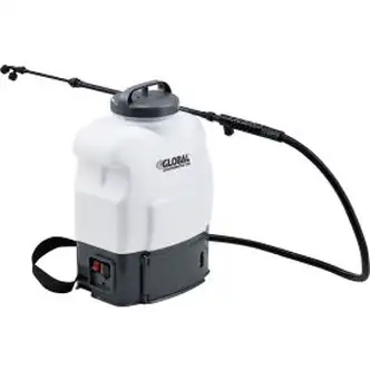 Global Industrial Battery Powered Backpack Electrostatic Sprayer w/ Charger, 4.2 Gal. Cap.