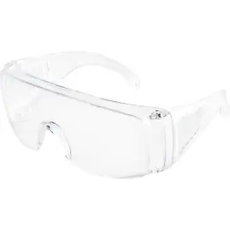 Global Industrial OTG Visitor Safety Glasses, Clear Frame