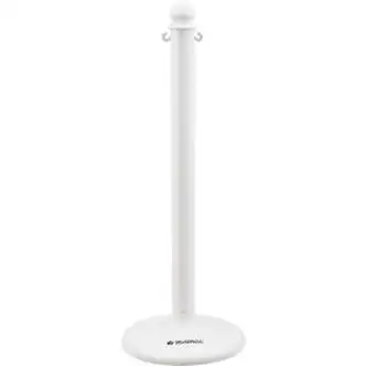 Global Industrial Medium Duty Plastic Stanchion Post, 40"H, White