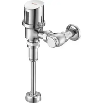 Global Industrial Automatic Urinal Flush Valve, Battery Operated, 1.0 GPF