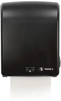 SSS Sterling Select 2.0 8" TouchFree Mechanical Roll Towel Dispenser, Black