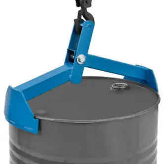 Global Industrial Salvage Drum Lifter for 55 Gallon Steel Drums - 1000 Lb. Capacity