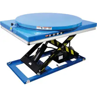 Optional Pallet Carousel For Global Industrial Power Lift Tables, 40" Dia., 4000 Lb. Capacity