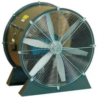 Global Industrial 30" Totally Enclosed Propeller Fan w/ Low Stand, 8,900 CFM, 1/2 HP, 230V