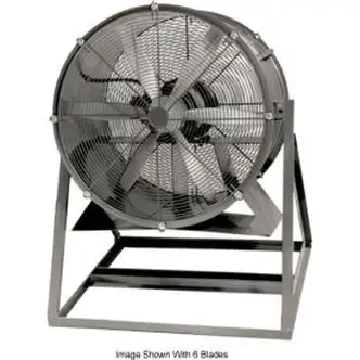 Global Industrial 48" Totally Enclosed Propeller Fan w/ Medium Stand, 33,000 CFM, 5 HP