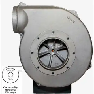 Global Industrial Explosion Proof Blower 1 HP, Single Phase, CW, Top Horiz., 865 CFM