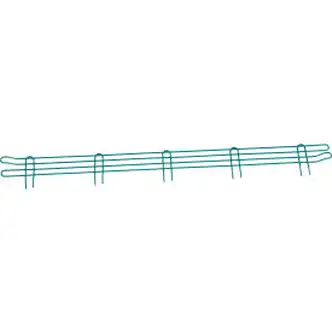 Nexel Poly-Green Wire Ledge, 54"W x 4"H