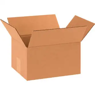 Global Industrial Cardboard Corrugated Boxes, 10"L x 8"W x 6"H, Kraft