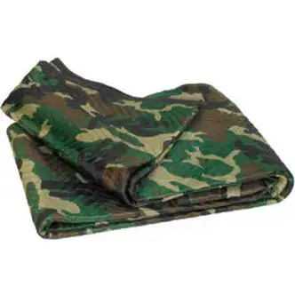 Global Industrial Moving Blankets 72" x 80" Camouflage, 6 Pack