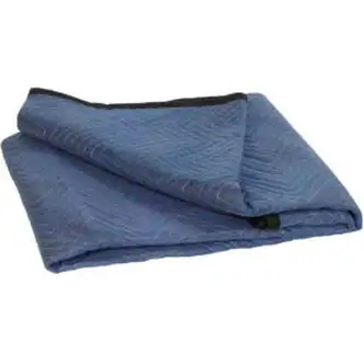 Global Industrial Economy Moving Blankets 72" x 80" Blue, 6 Pack