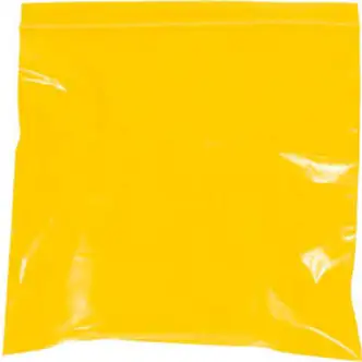Global Industrial Reclosable Poly Bags, 8"W x 10"L, 2 Mil, Yellow, 1000/Pack