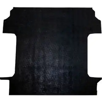 Global Industrial Rubber Pickup Truck Bed Mat, Black 78"L x 71"W