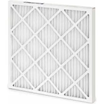 Global Industrial Pleated Air Filter, 20 X 25 X 2", MERV 8, Standard Capacity, Wire Backed
