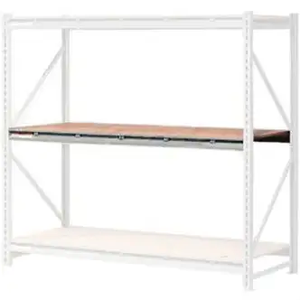 Global Industrial Additional Shelf, Extra Heavy Duty Rack, Wood Deck, 72"W x 24"D, Gray