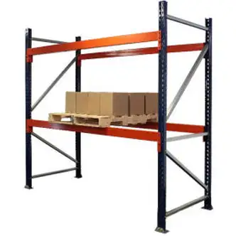 Global Industrial Bolted Pallet Rack Starter, 48"W x 48"D x 120"H