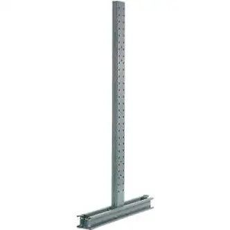 Global Industrial Single Sided Cantilever Upright, 57"Dx120"H, 1000 Series, Sold Per Each