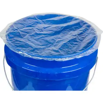 Global Industrial Elastic Bound Pail Cover, 5 Gallon, 4 Mil