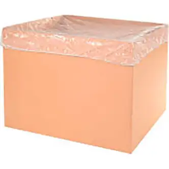 Global Industrial Elastic Bound Gaylord Box Cover, 65" x 65", 4 Mil