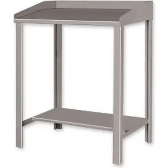 Global Industrial Shop Desk, Sloped Surface W/ Lip, 36"W x 30"D, Gray