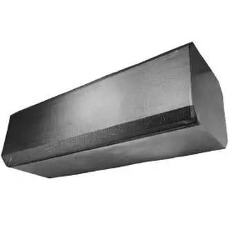 Global Industrial 48" Customer Entry Air Curtain, 208V, Electric Heat, 1PH, Stainless Steel