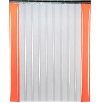 Global Industrial Low Temperature Strip Door - 12'W x 12'H - 12" Smooth Clear PVC