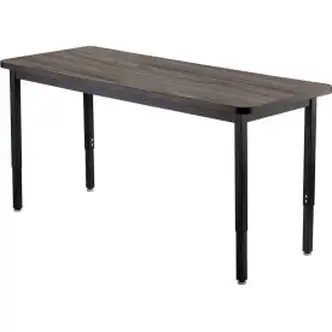 Interion Utility Table - 48 x 24 - Rustic Gray