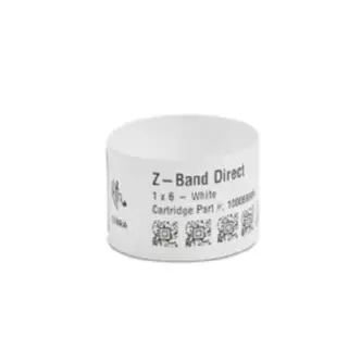 Zebra DT Wristband, Polypropylene (1" x 11") (3" Core)