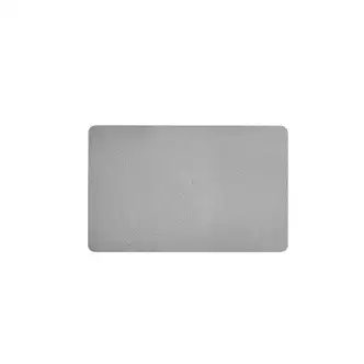 Zebra Silver Metallic PVC Card (30 mil) (500 Cards)