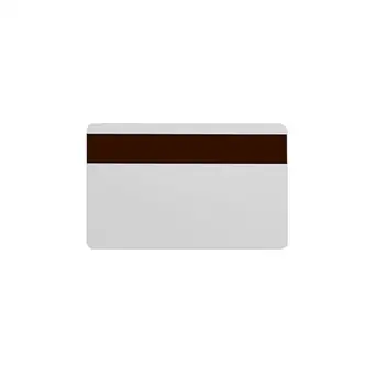 Zebra White Composite Cards (30 mil) (High Coercivity Magnetic Stripe Without Optical Brightener) (For Use With YMCUvK) (500 Cards)
