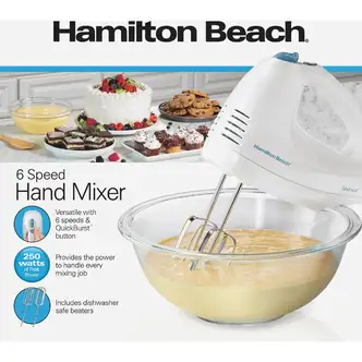 Hamilton Beach 6-Speed Hand Mixer